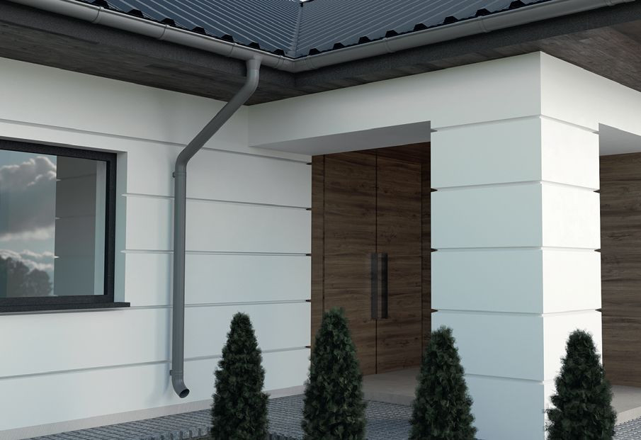 Ocieplone elewacje najczęściej wykańcza się tynkiem cienkowarstwowym w jasnym kolorze, urozmaiconym dekoracyjnymi boniami