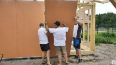 Dom szkieletowy by Siniat! Płyta Defentex oraz taśma Weather Defence