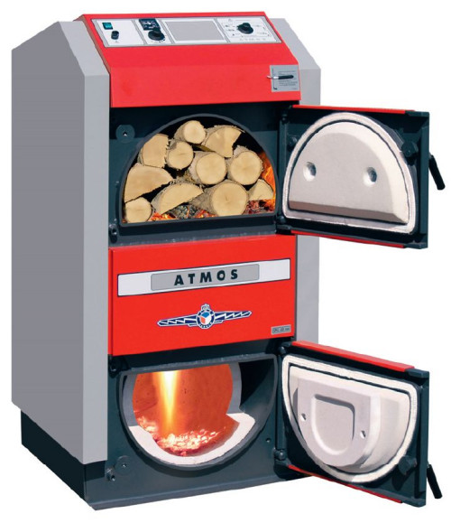 Kocioł zgazowujący drewno