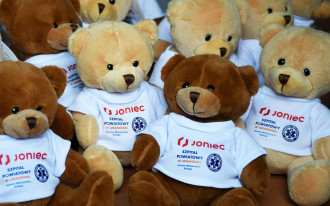 Misie Ratownisie dla najmłodszych pacjentów pogotowia ratunkowego w Limanowej