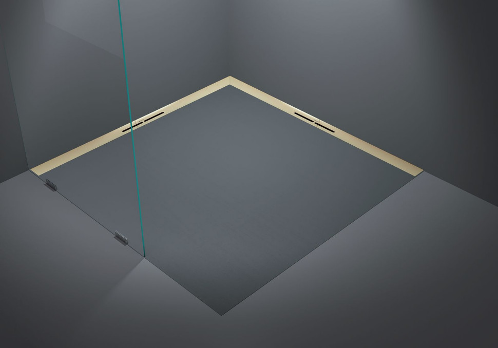 Prysznicowy odpływ liniowy w kształcie litery L