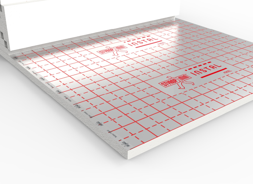 Płyty z serii Instal Panel są dostępne w różnych rozmiarach, co ma znaczenie dla wygody układania.