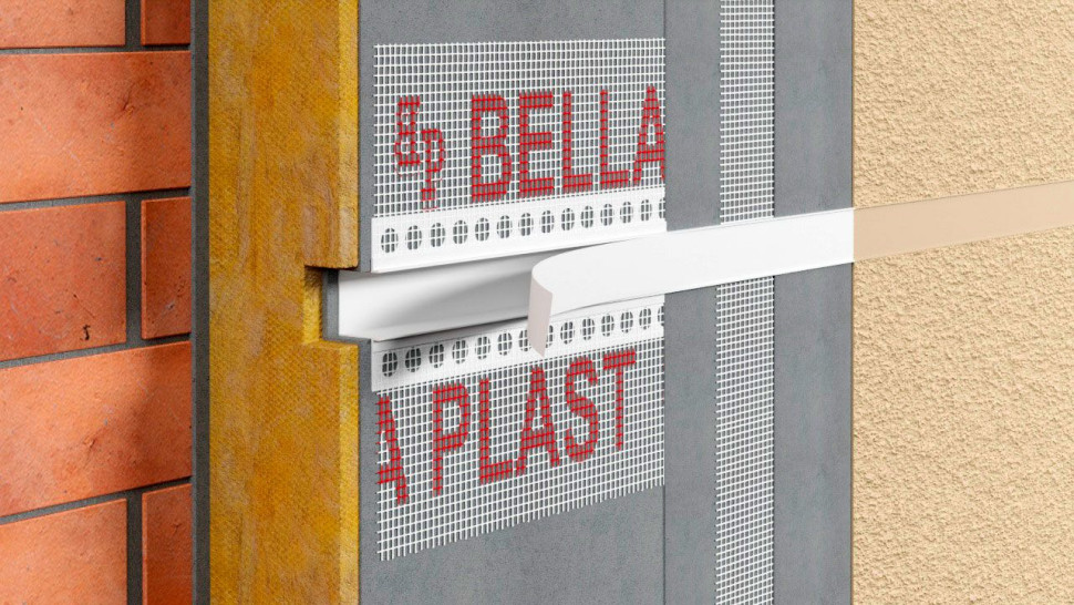 BP11 H3NS - listwa PVC do boniowania z elementem traconym