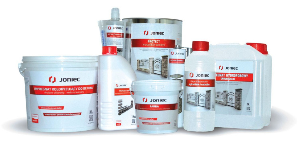 Chemia do betonu z oferty firmy JONIEC®