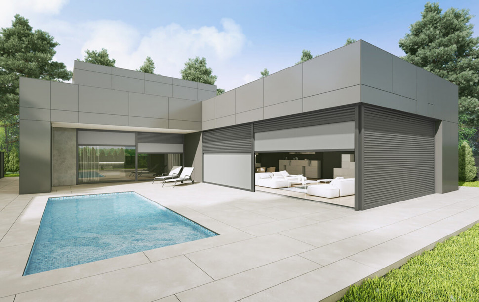 W gorące dni, dzięki screenowi, możliwe jest obniżenie temperatury pomieszczeń. 