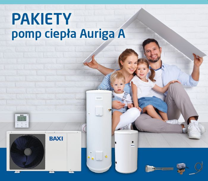 Pakiety monoblokowych pomp ciepła marki Baxi