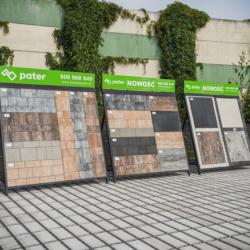 Przykładowe modele kostki brukowej PATER