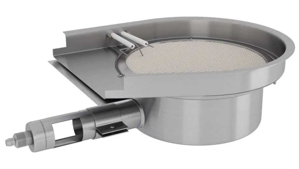 Tak wygląda palnik płyty gazowej w technologii gaz pod szkłem. fot. Solgaz