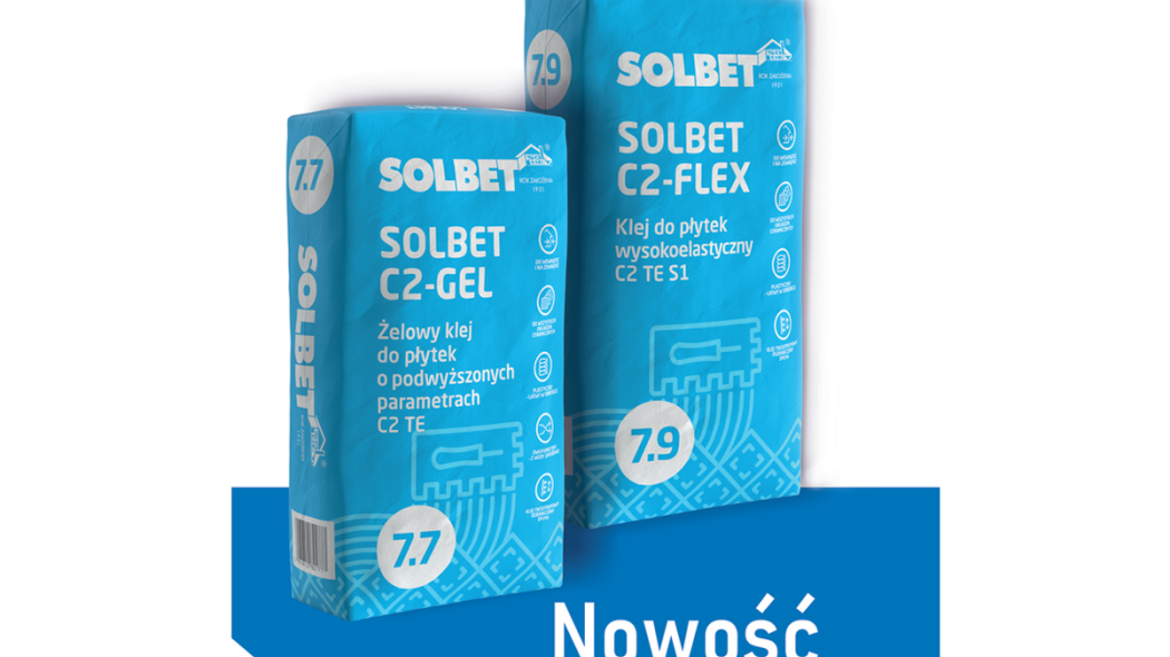 Profesjonalne kleje do płytek - nowe produkty firmy SOLBET