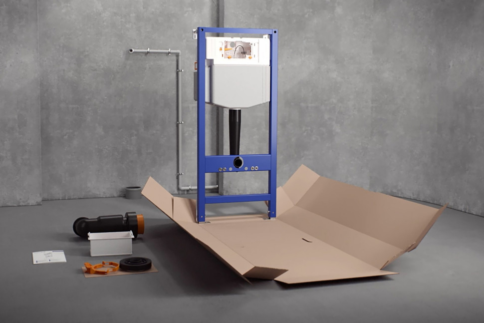 W zestawach AQUA mamy wszystkie niezbędne przyłącza w komplecie.