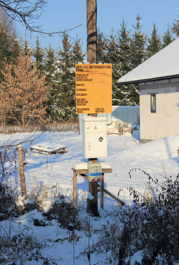 Działka musi mieć dostęp do prądu