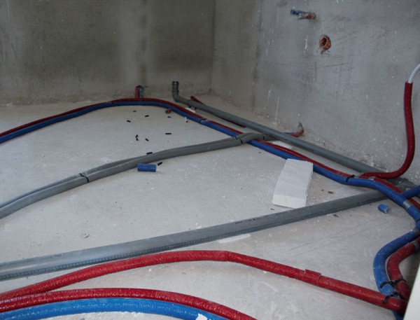 Instalacje wodna i kanalizacyjna zostaną ukryte w warstwach podłogi