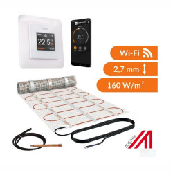 Zestaw mata grzewcza Etherma DS 1,5 m2 160W/m2 z termostatem eTouch Pro WiFi, białym
