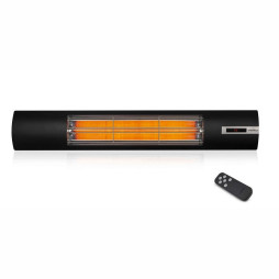 Promiennik ciepła Veito Space S 2500W z pilotem, Czarny