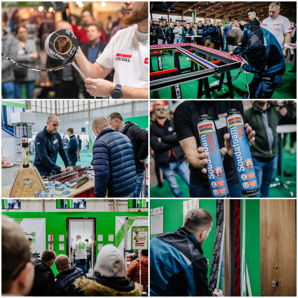 Atrakcją tegorocznej MONTERIADY były premierowe pokazy instalacji okien i drzwi z zastosowaniem Soudal Window Installation (SWI)