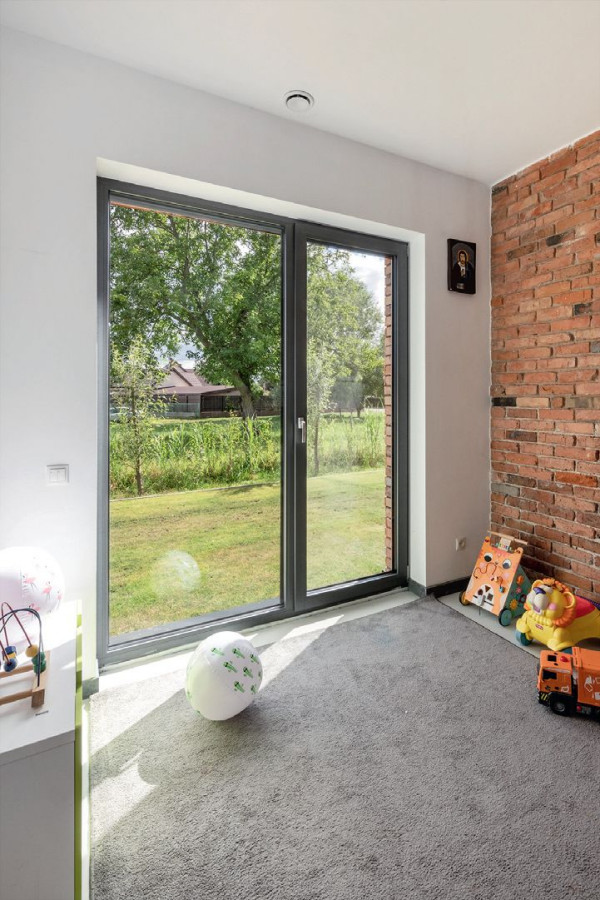 Dwuskrzydłowe okno tarasowe