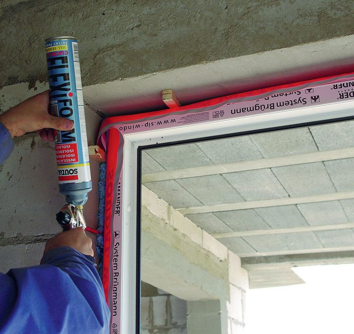 Stosowane w montażu warstwowym taśmy osłaniają piankę