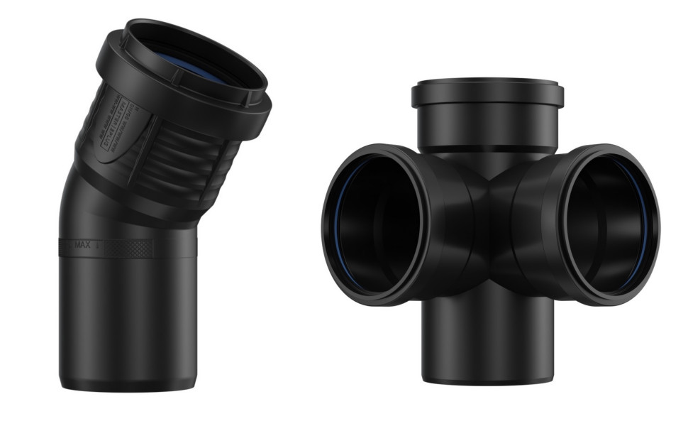 kształtki do kanalizacji niskoszumowej Master 3 Plus