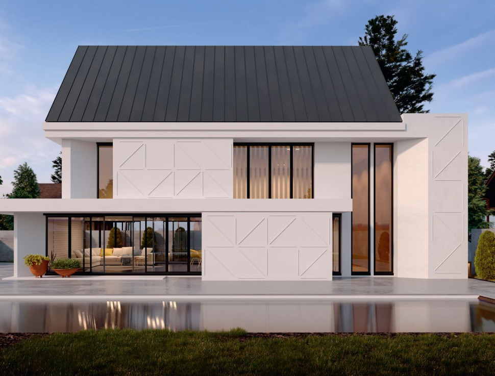 Dodatkową ozdobą tynkowanej elewacji może być boniowanie