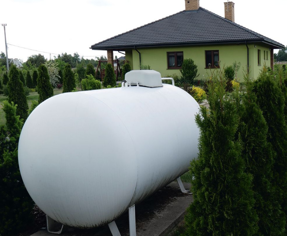 Na posesjach bez dostępu do gazociągu można korzystać z płynnego gazu LPG