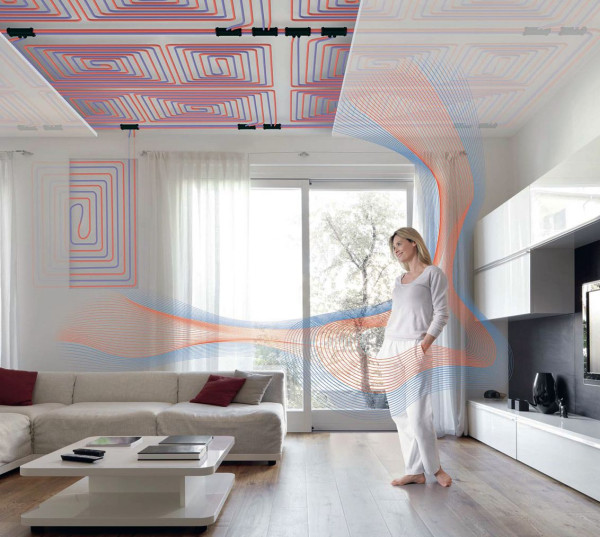 Sufitowe systemy grzewcze najczęściej łączy się ze ściennymi