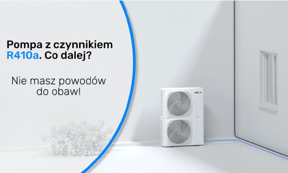 Pompa z czynnikiem R410A