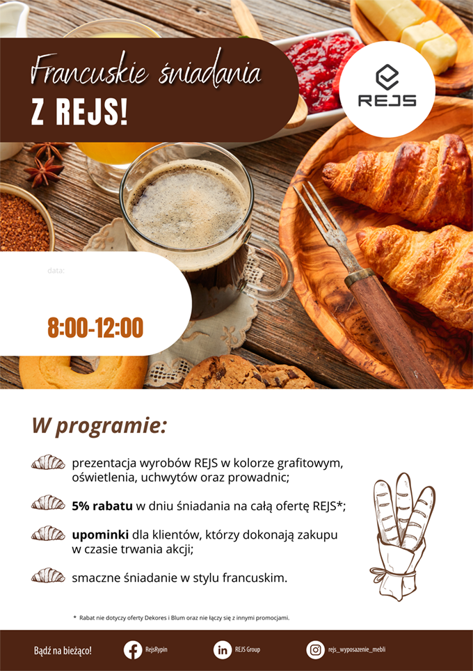 Zjedz Francuskie Śniadanie z REJS