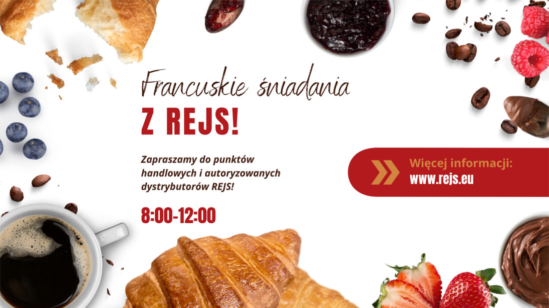 Bonjour REJS! Rozpocznij dzień z pysznym francuskim śniadaniem