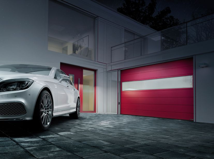 Przeszklenia w bramach garażowych WIŚNIOWSKI.