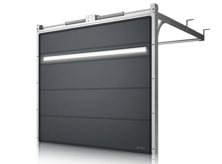 Ledowe podświetlenie przeszklonego panelu.