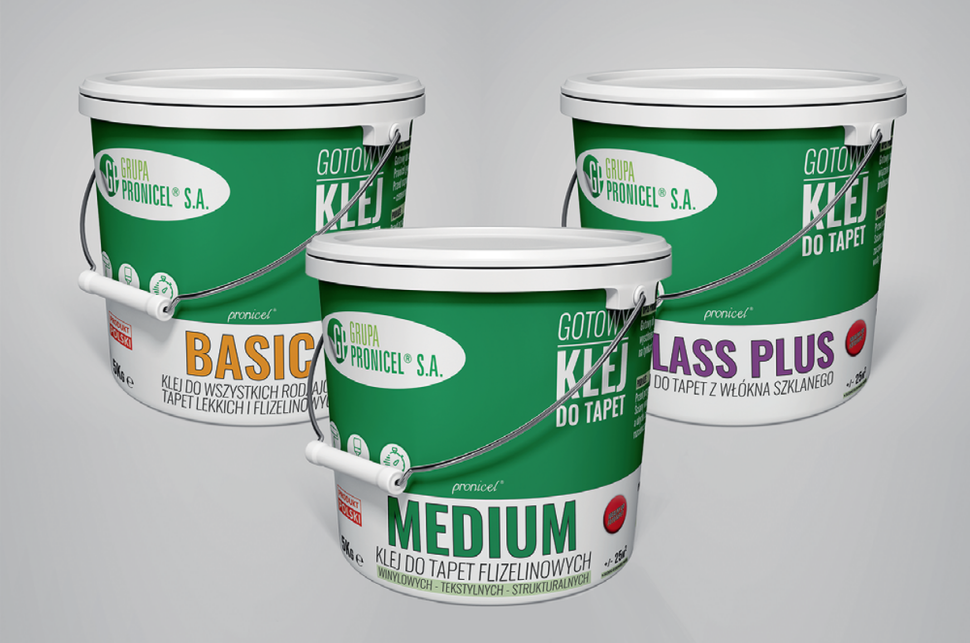 Klej do tapet: Basic, Medium, Glass Plus