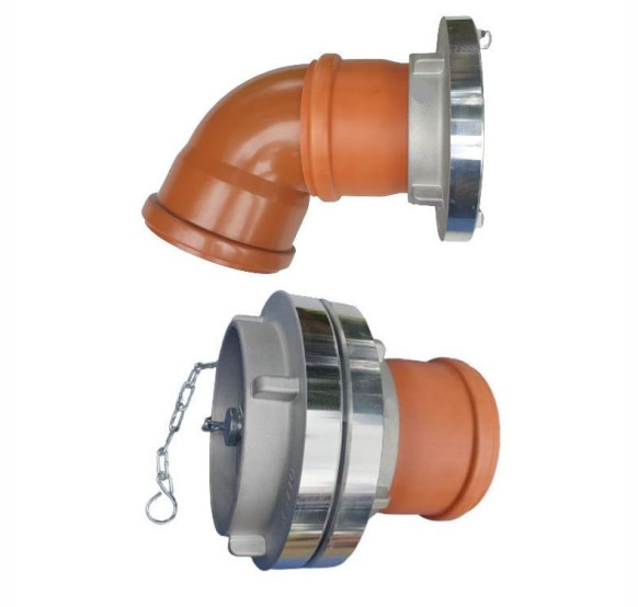 Szybkozłącze ogrodzeniowe z kielichem PVC pod rury 110 mm + pokrywa