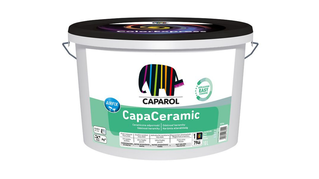 CapaCeramic - lateksowa farba ceramiczna o wyjątkowo lekkiej aplikacji