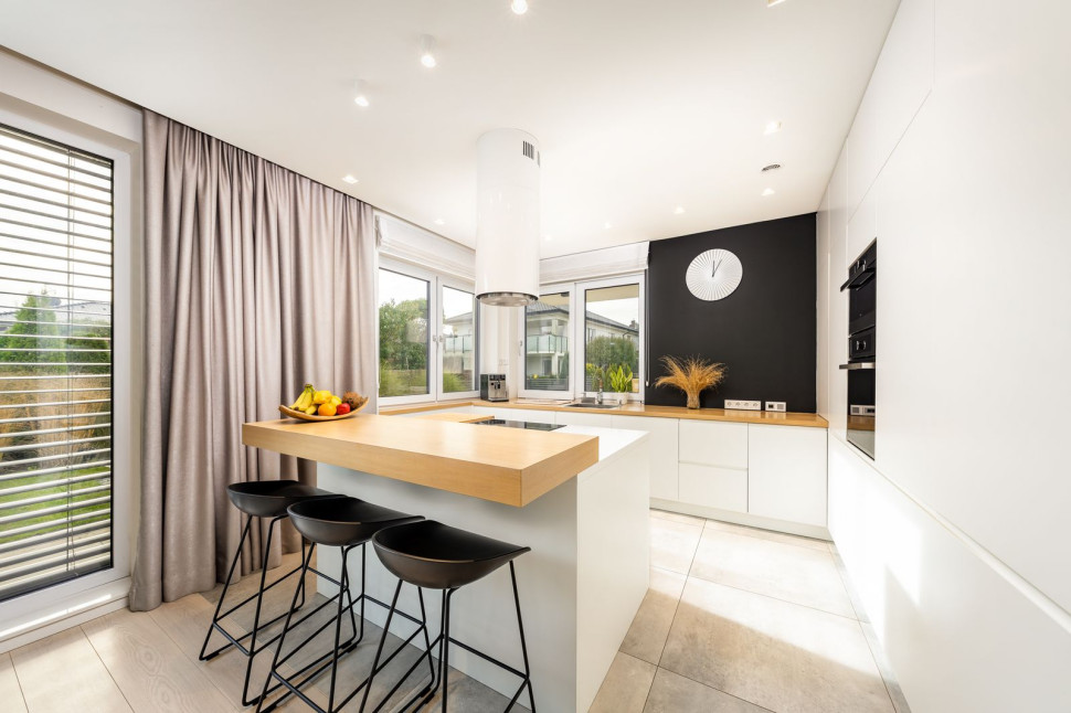 Nowoczesna kuchnia z wyspą