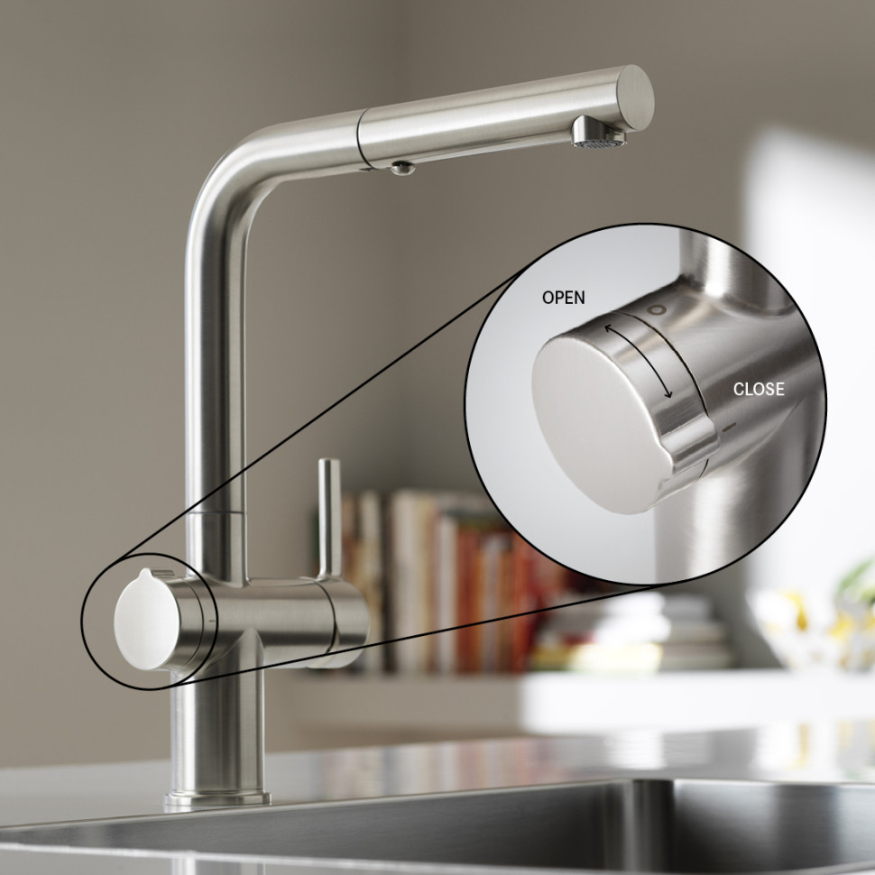 Bateria kuchenna Active L Twist pull-out spray