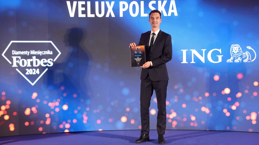 VELUX Polska błyszczy jako Diament Forbesa w 2024 roku