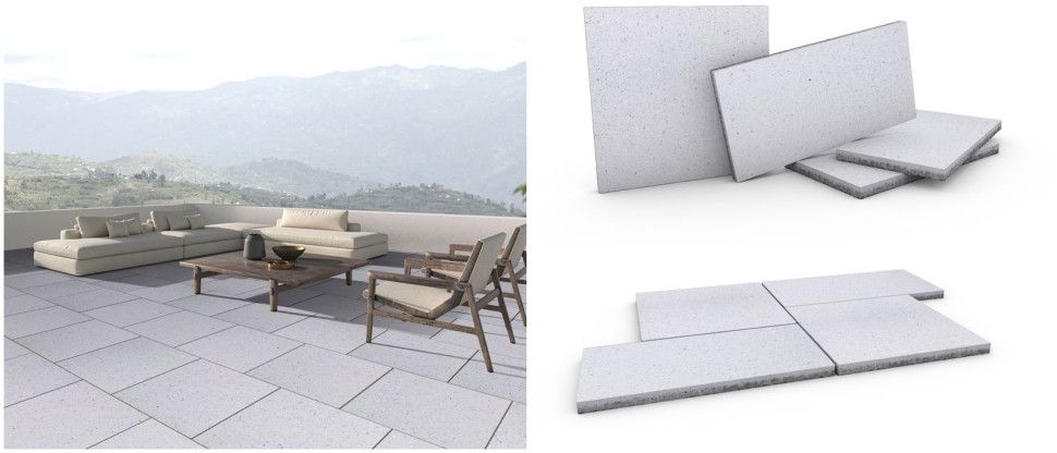 Płyty tarasowe MUSSO® z powierzchnią Diamenti
