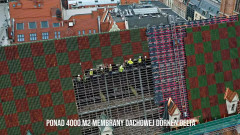 Renowacja dachu Kościoła Garnizonowego z udziałem membran Dorken Delta