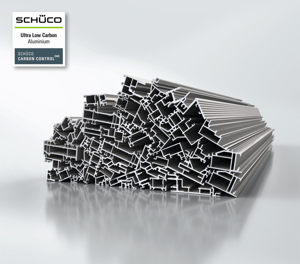 Dwie nowe odmiany aluminium Schüco o obniżonej zawartości CO2 mają deklaracje EPD Fot.: Schüco 