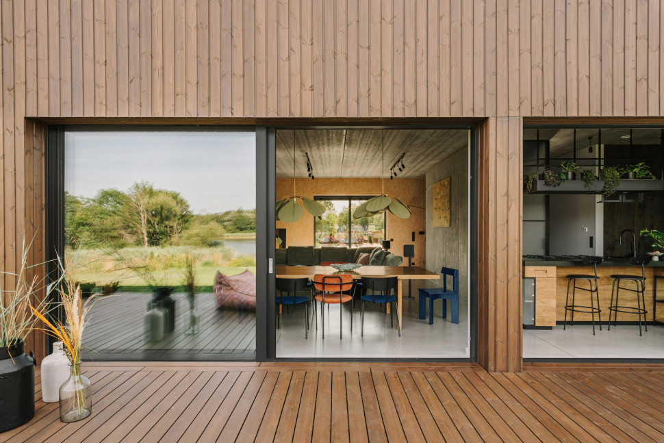 Taras i elewacja wykonana z Thermowood (fot. JAF)