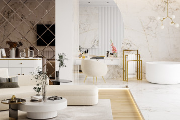 Płytki lustrzane Luxformat od Luxum 