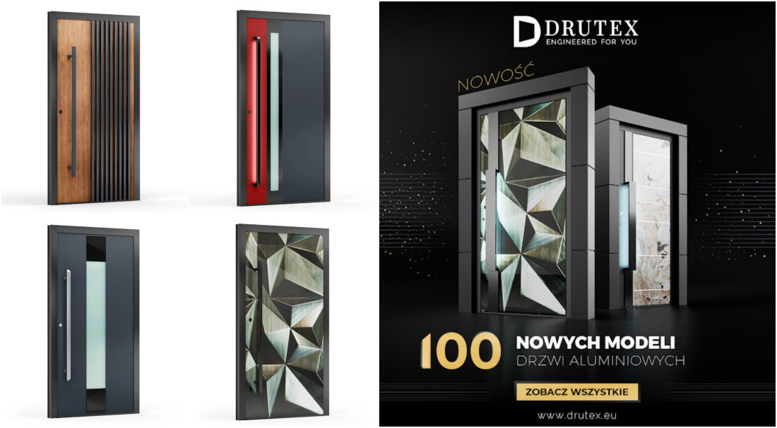 DRUTEX otwiera nowe drzwi - 100 modeli na każdą potrzebę!