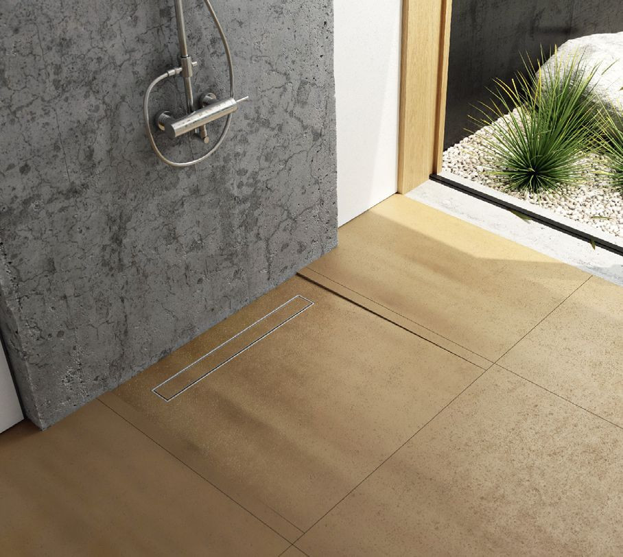 Odpływ liniowy zbiera wodę bezpośrednio z posadzki