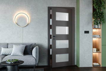 Drzwi w dekorze Grafit Mat od marki Voster