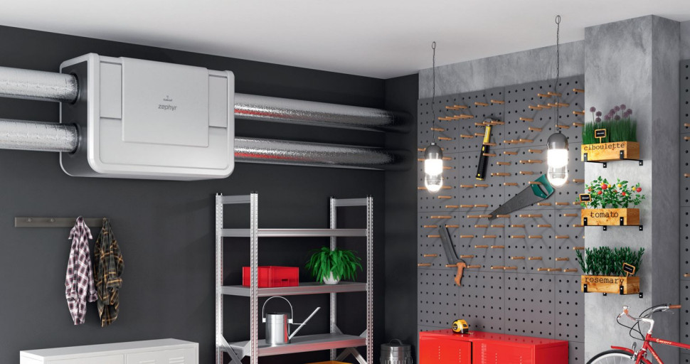 W przypadku wentylacji z rekuperatorem, wymiana powietrza jest w pełni kontrolowana