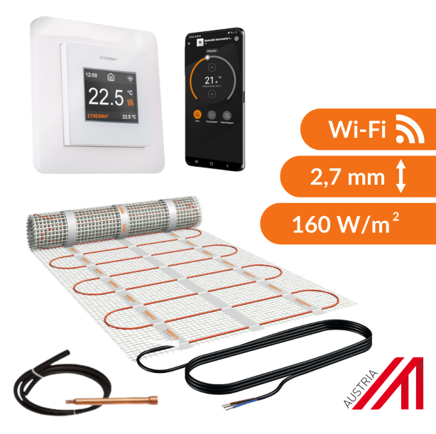 Zestaw mata grzewcza Etherma DS.