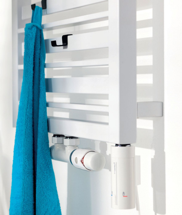 W grzałkę najczęściej wyposaża się grzejnik w łazience