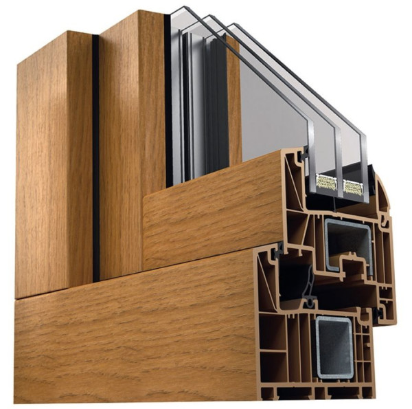 Profile każdego rodzaju mogą mieć dowolne wykończenie, np. imitujące drewno