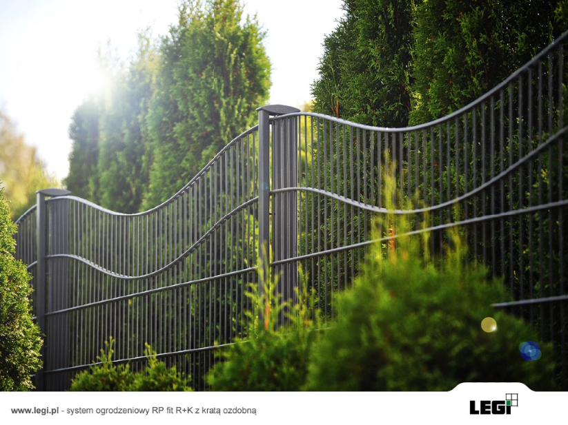 System ogrodzeniowy RP fit R+K z kratką ozdobną