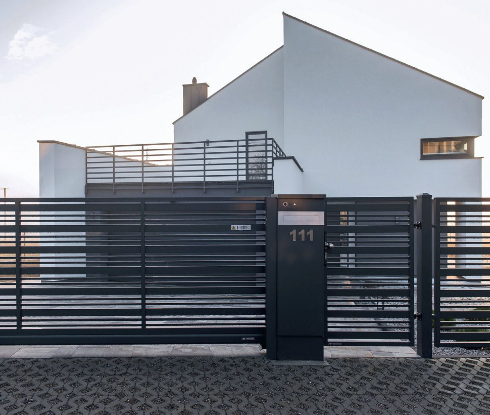 Ogrodzenie w nowoczesnym stylu